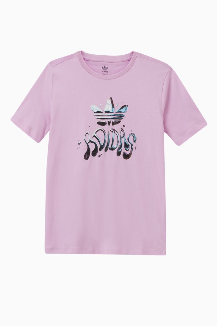 

Logo T-shirt in Cotton Jersey, Purple