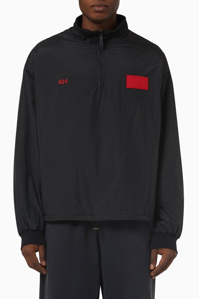 

Lightweight Jacket in Tech Fabric, Black