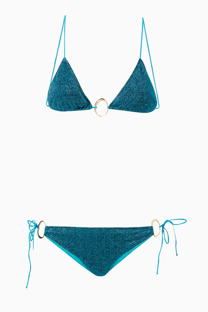 

Lumiere O-kini Set in Lurex, Blue