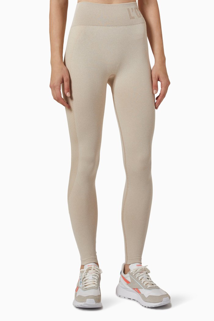 

Elevate Seamless Leggings in Stretch Nylon, Neutral