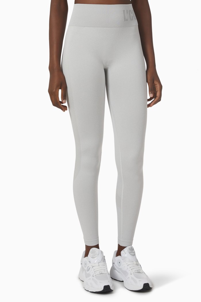 

Elevate Seamless Leggings in Stretch Nylon, Grey
