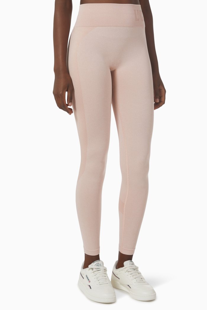 

Elevate Seamless Leggings in Stretch Nylon, Pink
