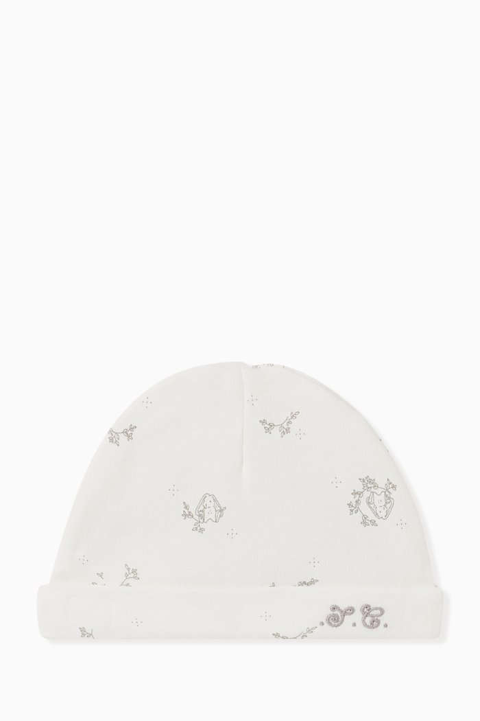 

Petit Augustin Hat in Cotton-poplin, White