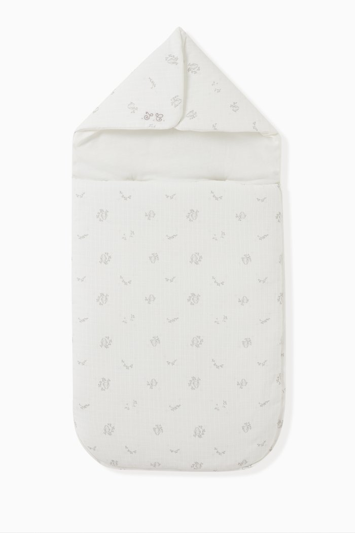 

Petit Augustin Sleeping Bag in Cotton-poplin, White
