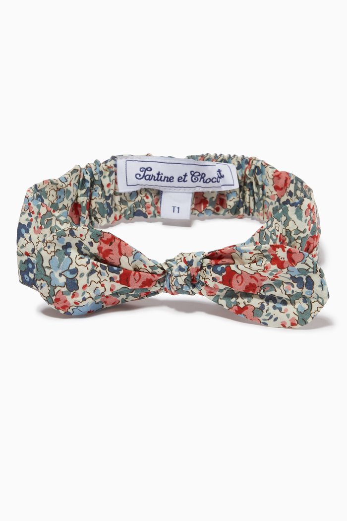 

Floral Print Bow Hairband, Multicolour