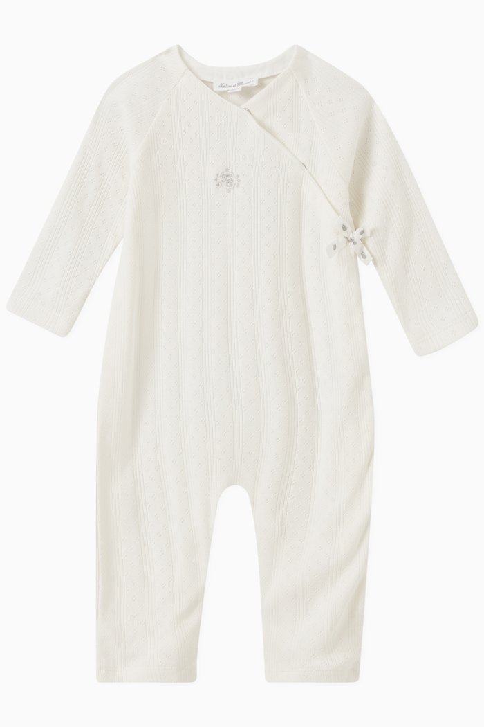 

Logo Bodysuit in Cotton, Neutral