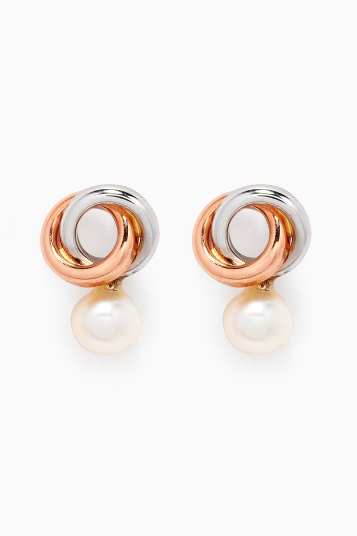 Pearl Earrings in 18kt Gold