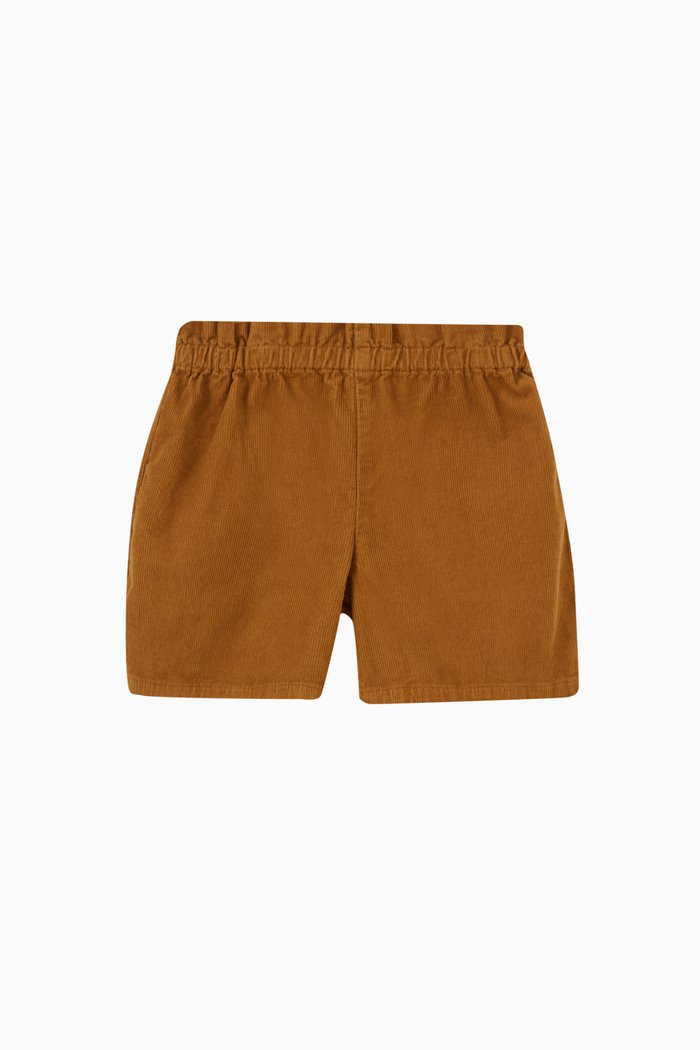 

Plain Shorts in Cotton, Brown
