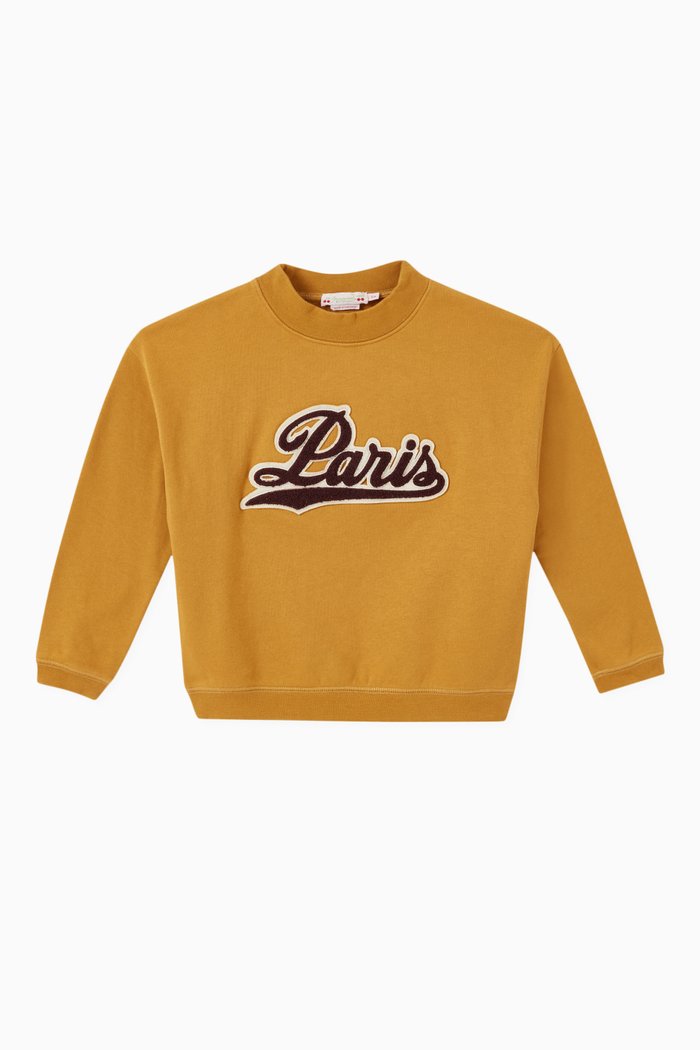 

Paris Sweatshirt in Organic-cotton, Yellow