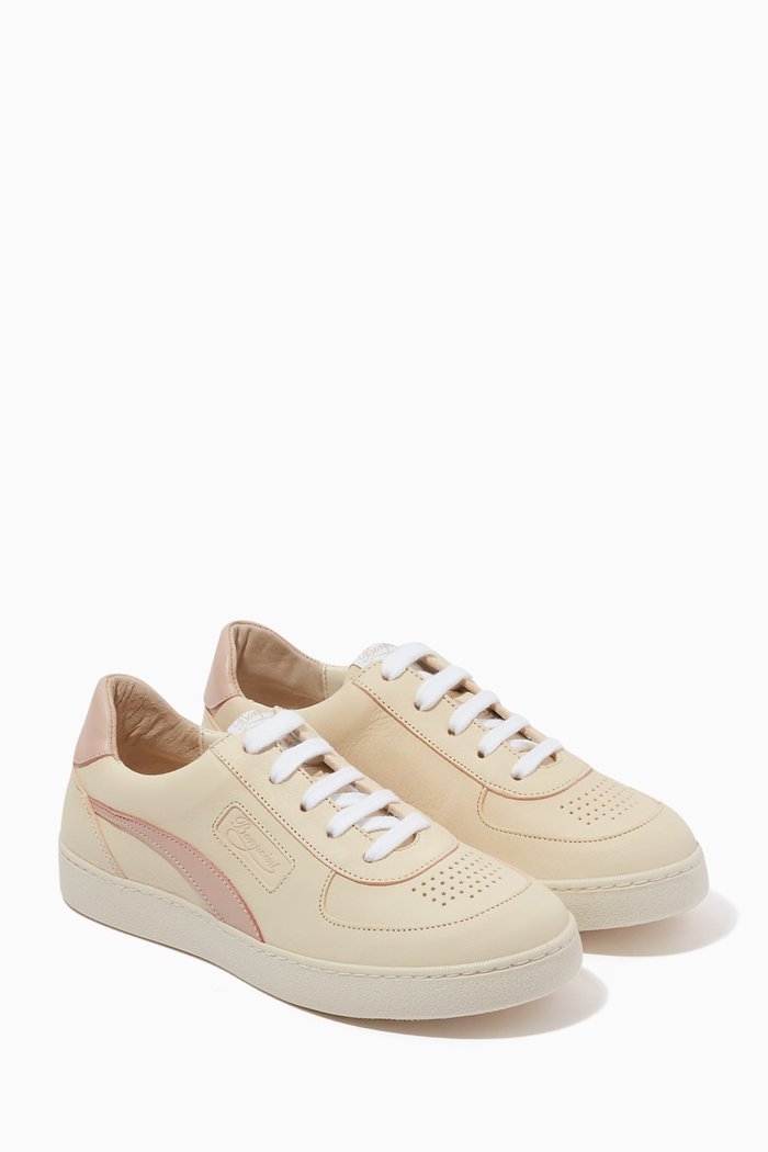 

Brita Sneakers in Nubuck Leather, Neutral