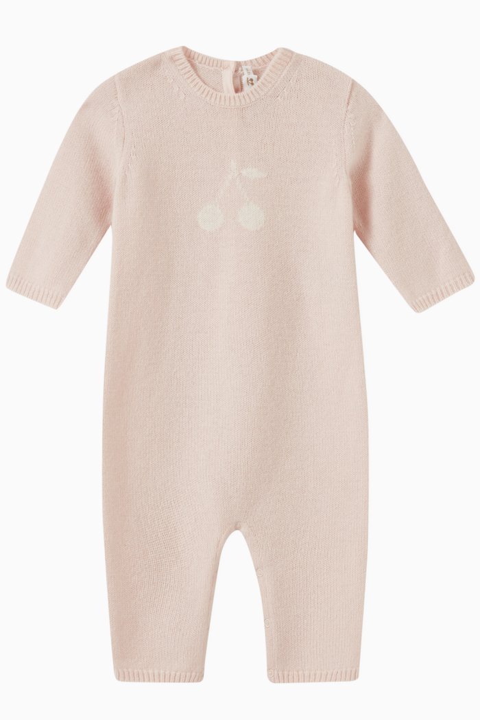 Tilouana Pyjama in Wool, Pink