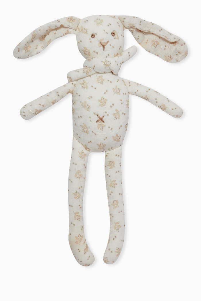 

Stuffed Bunny in Cotton, White