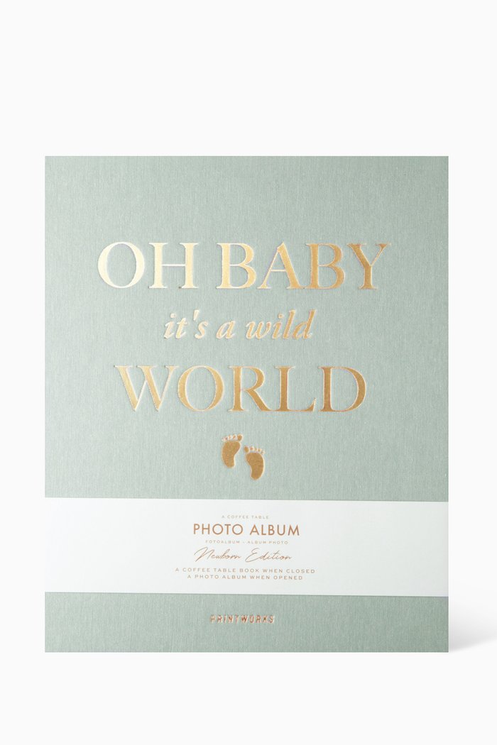 Baby Photo Album, Grey
