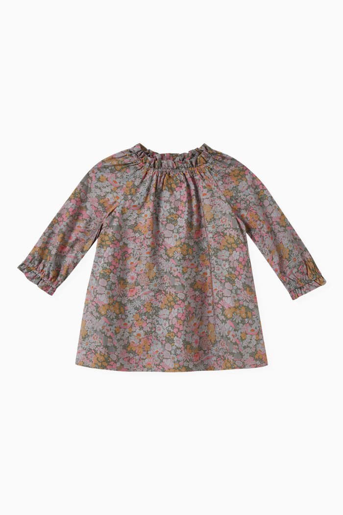 

Prunelle Dress in Organic Cotton, Green