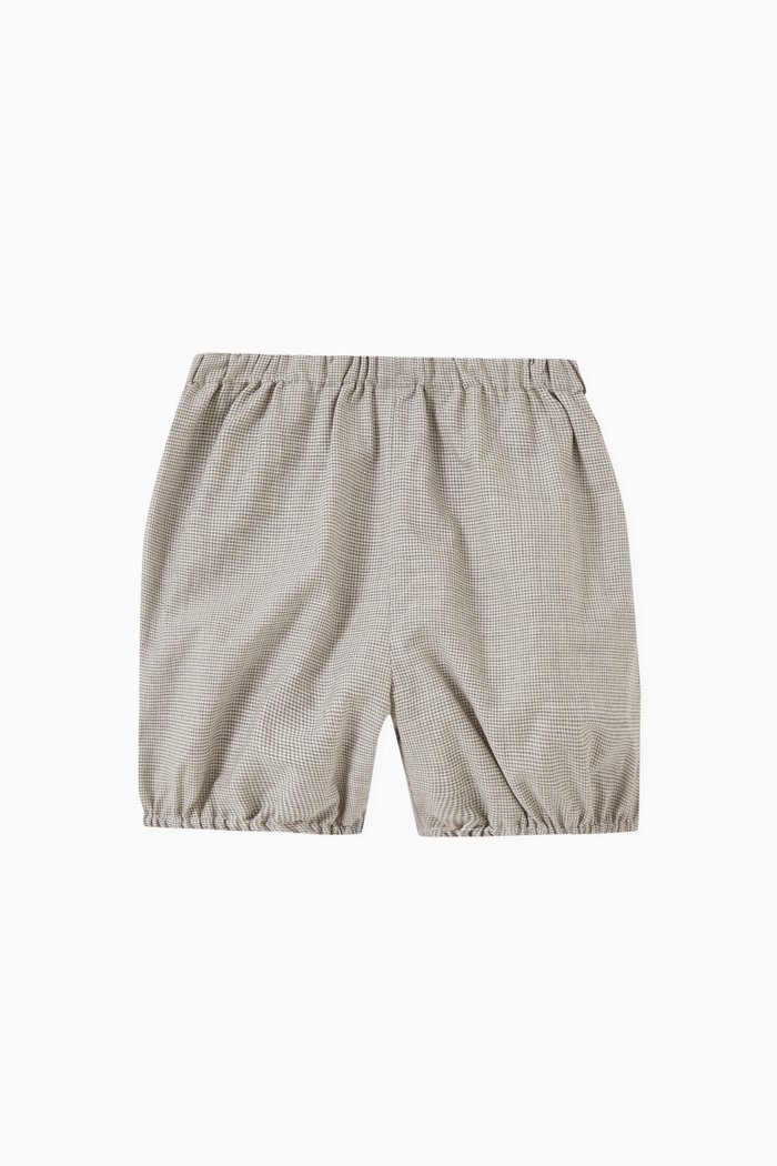 

Houndstooth Bloomer in Cotton, Grey