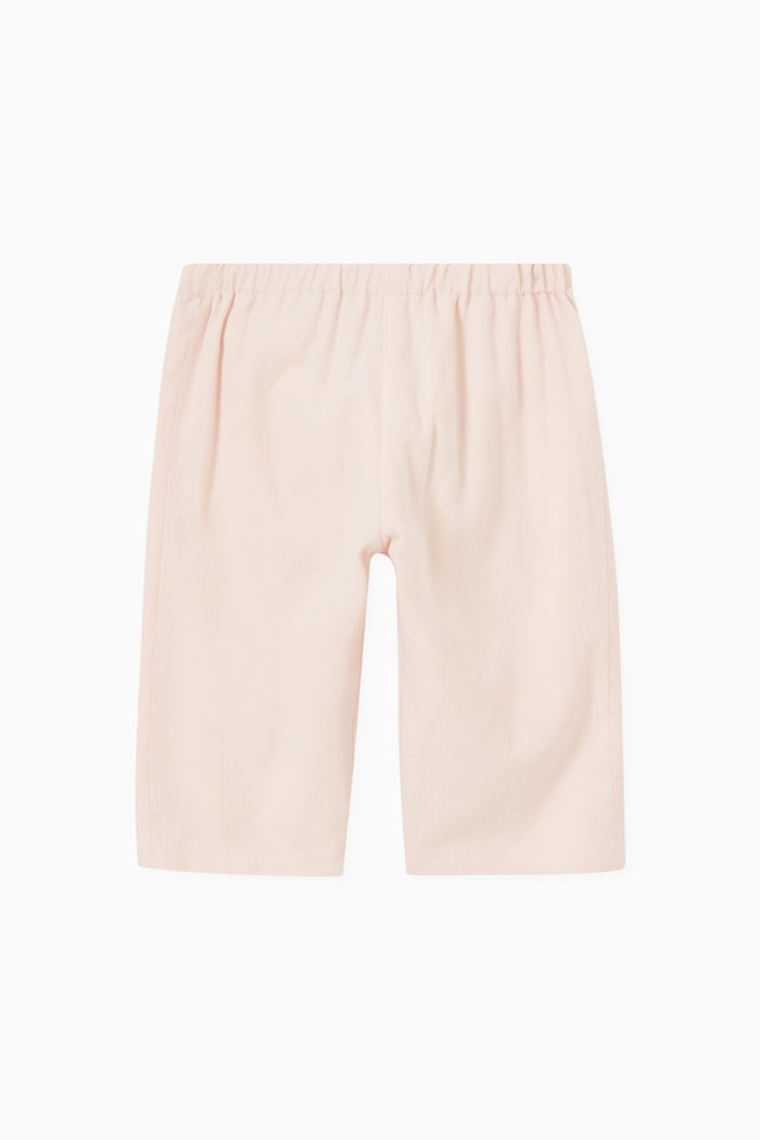 

Pants in Pinstriped Velvet, Pink