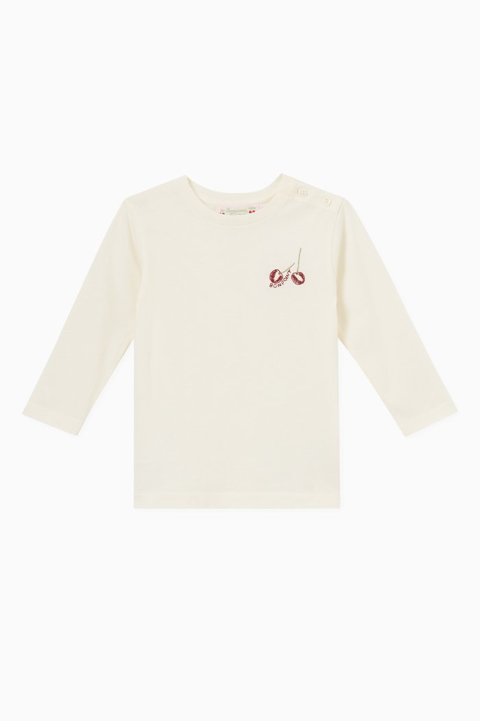 

Logo Print T-shirt in Cotton, White