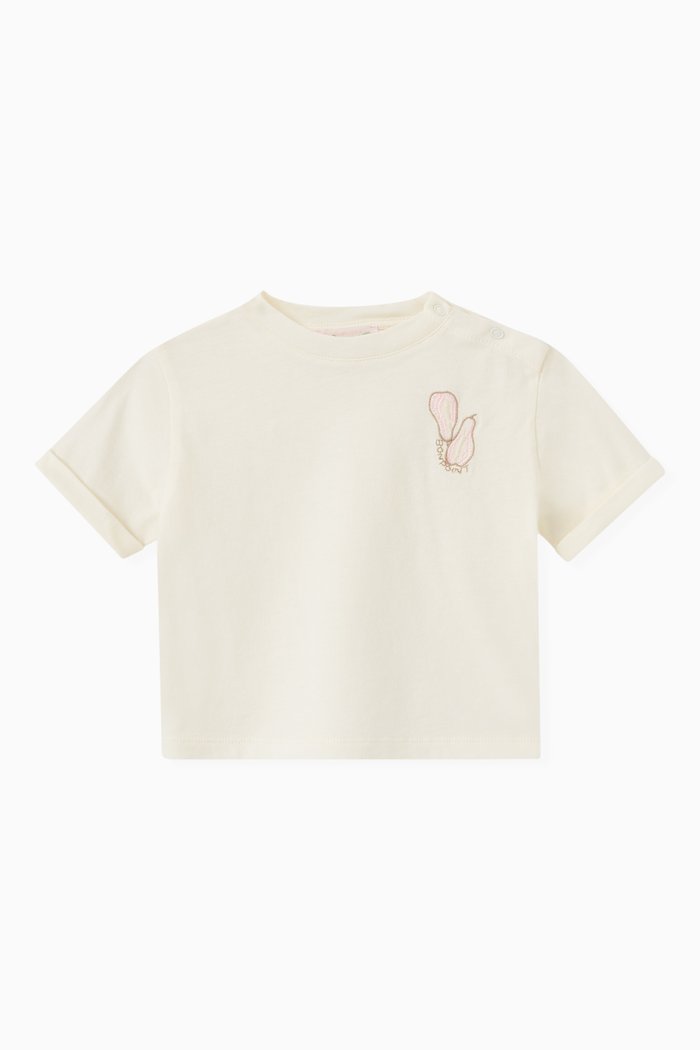 

Aiman T-shirt in Organic Cotton, White