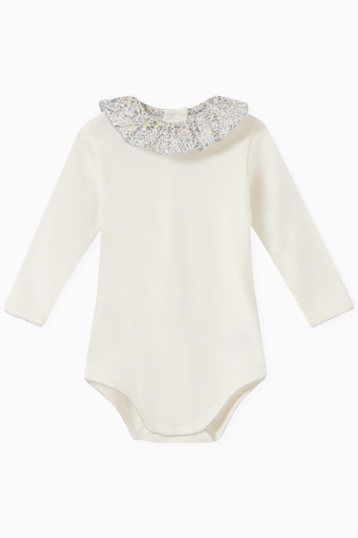 

Baroline Bodysuit in Organic Cotton, Neutral