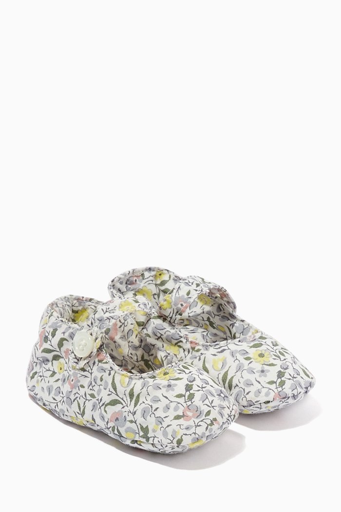 Lilibee Ballerinas in Cotton, Grey