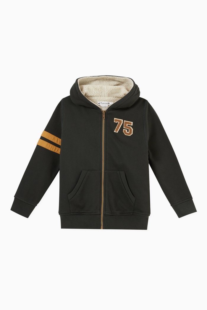 

Bradford Hoodie in Organic Cotton, Grey