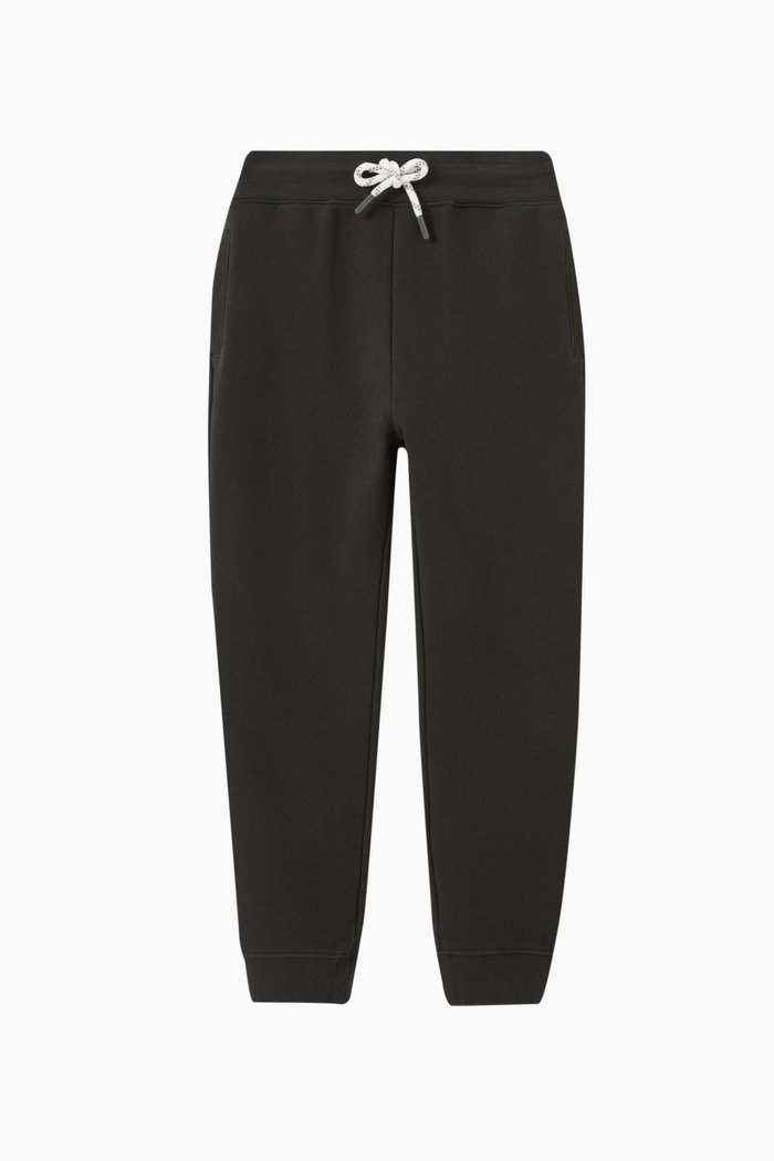 Contrast Sweatpants in Cotton, Grey