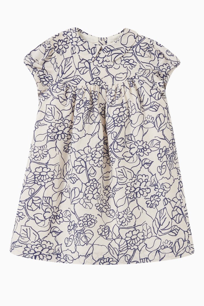 

Tia Dress in Linen Blend, Grey