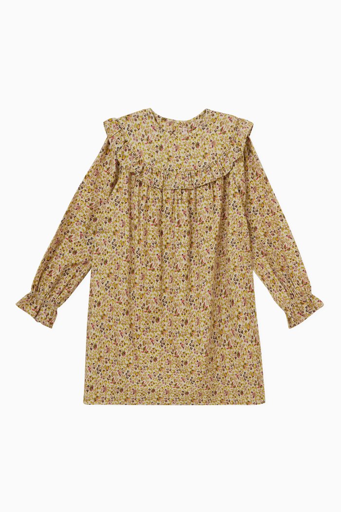 

Bevika Dress in Cotton, Neutral