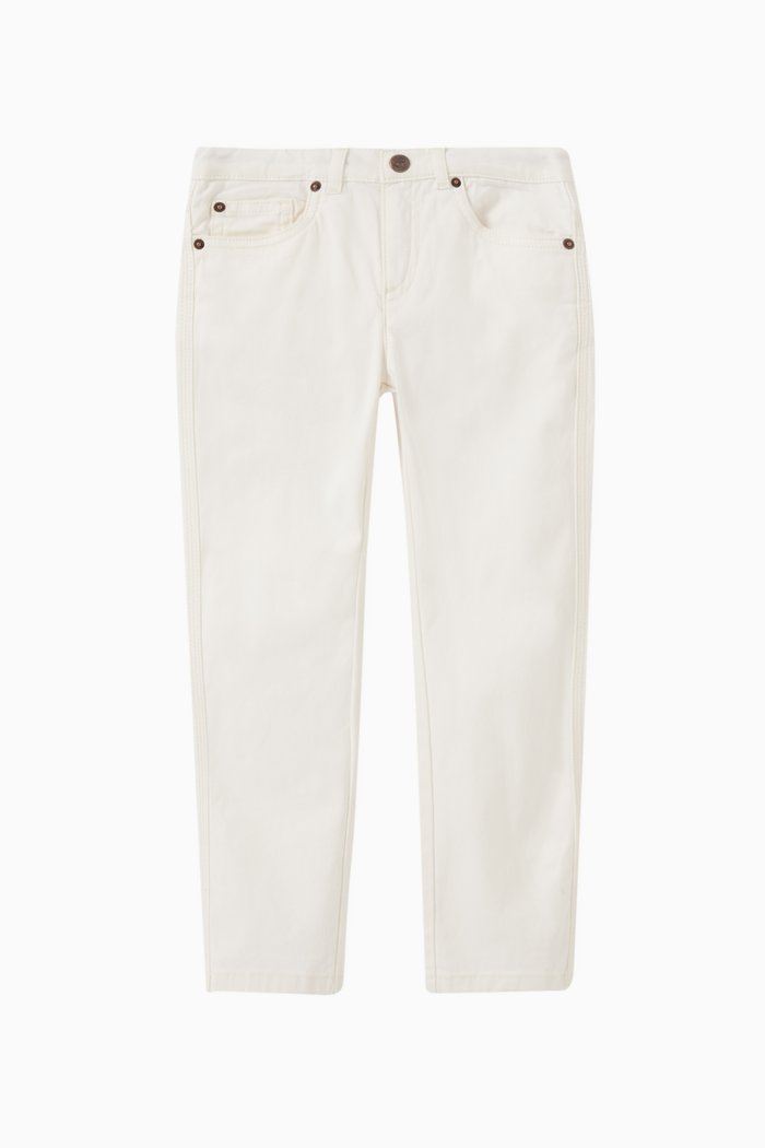 

Bonnie Pants in Twill, White
