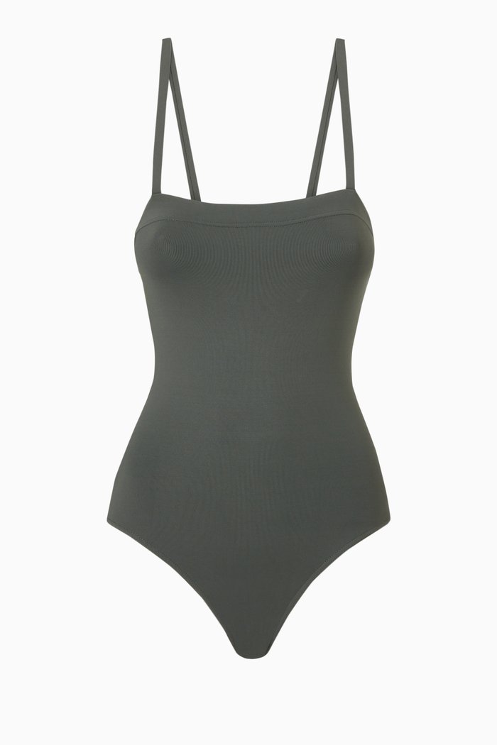 

Aquarelle One-piece Swimsuit, Green