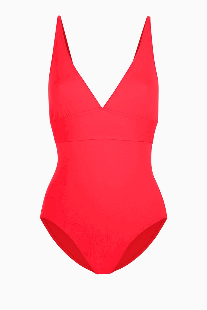 

Larcin One-piece Swimsuit, Red
