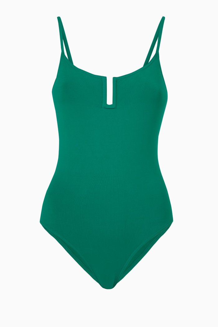 

Universel Cut-out One-piece Swimsuit, Green