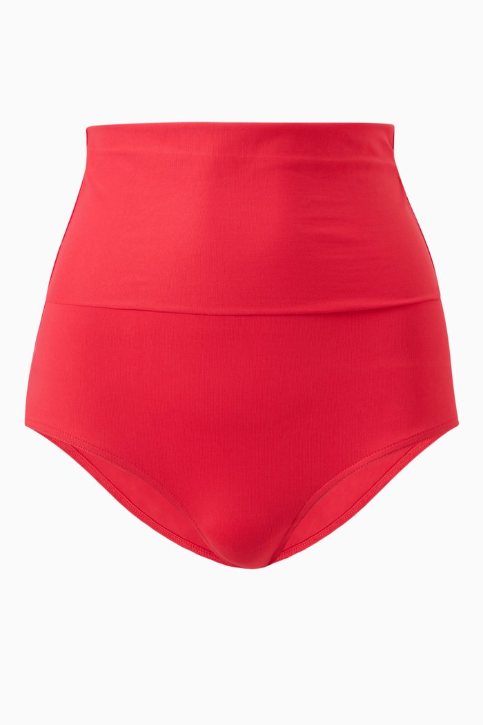 

Gredin High-waist Bikini Briefs, Red