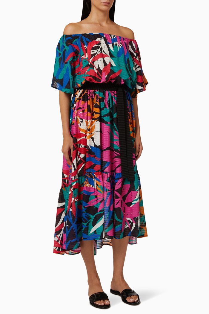 

Citron Maxi Dress in Silk, Black