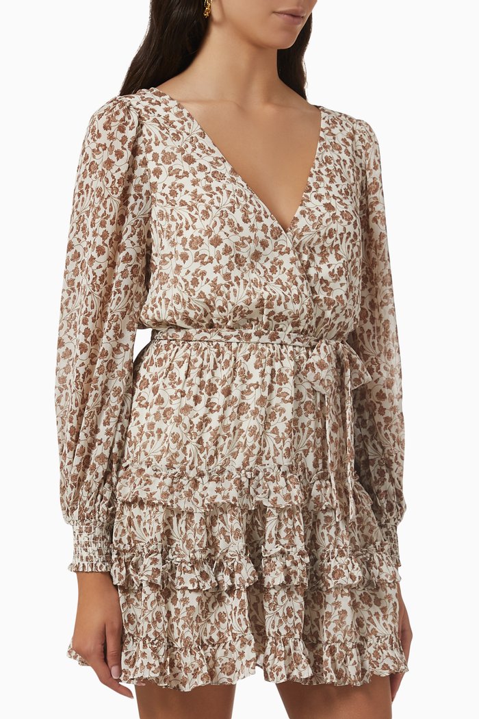 

Amalia Mini Dress, Brown