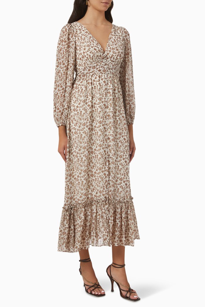 

Amalia Maxi Dress, Brown