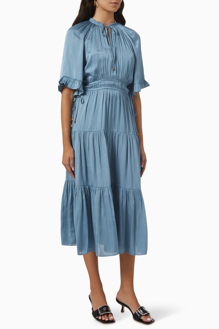 

Ines Midi Dress, Blue