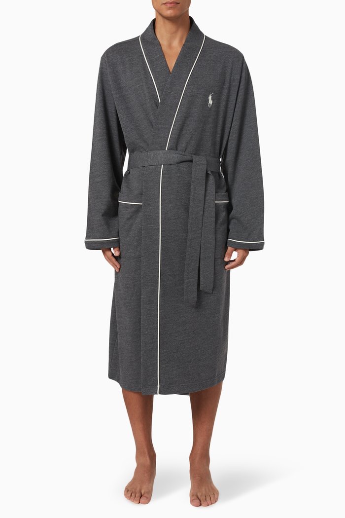 

Robe in Cotton, Grey