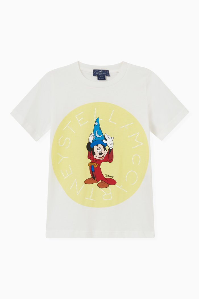 

Fantasia Mickey Print T-shirt in Cotton, Neutral