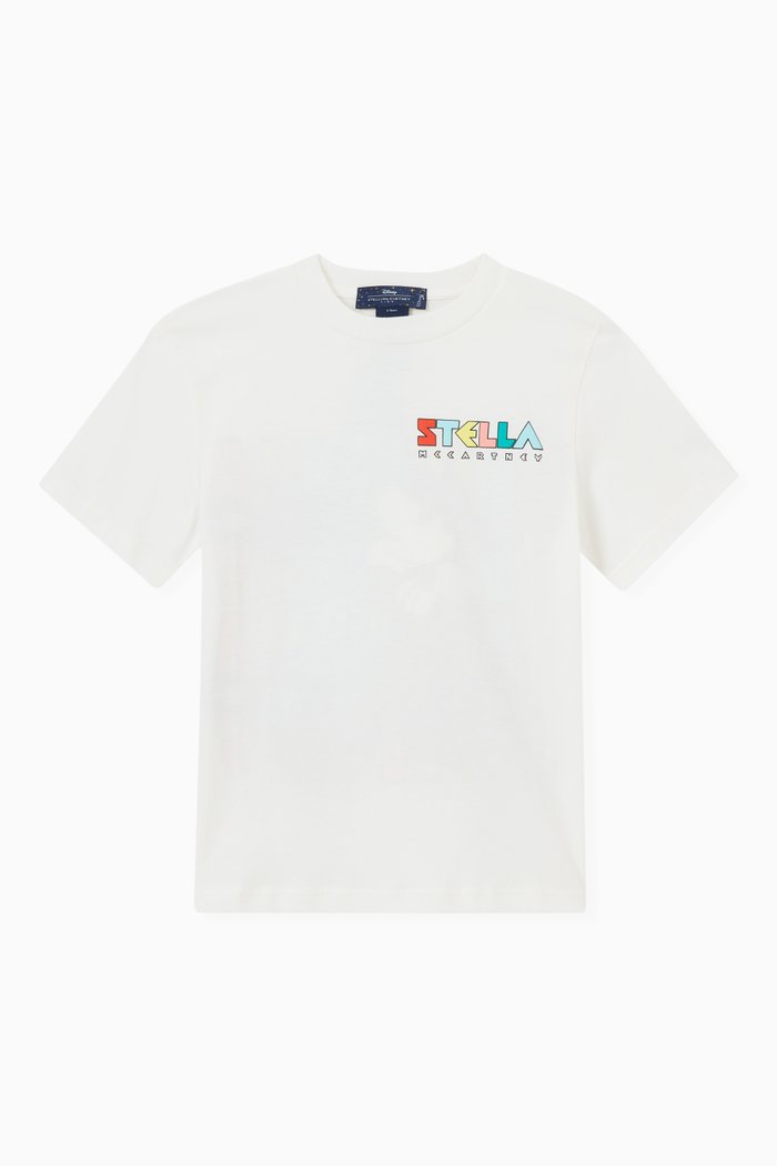 

Fantasia Mickey Print T-shirt in Cotton, Neutral