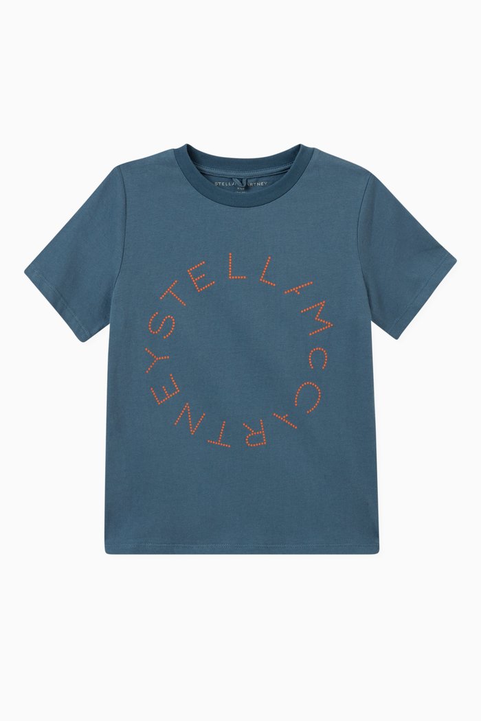 

Logo T-shirt in Cotton, Blue