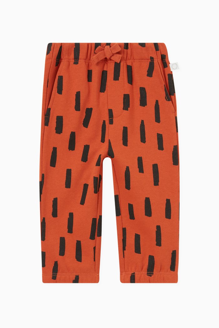 

Fox Dots Sweatpants in Organic Cotton, Orange