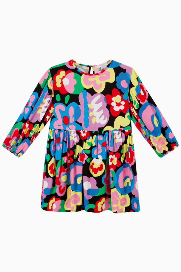 

Floral Dress in Sustainable Viscose, Multicolour