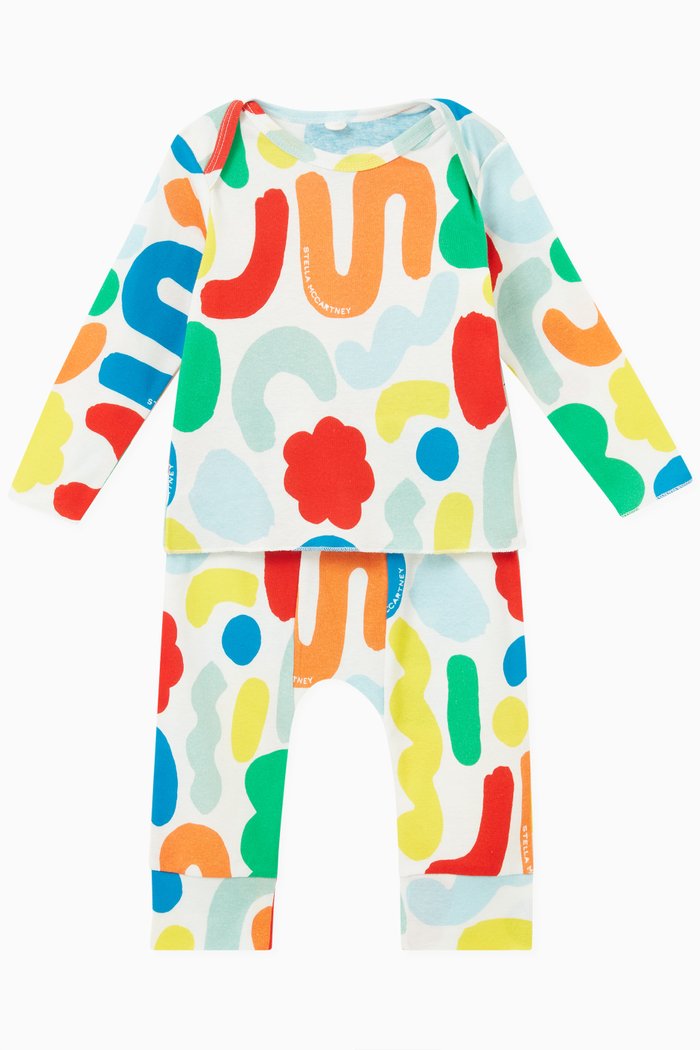 

Shapes Print Tracksuit in Cotton, Multicolour