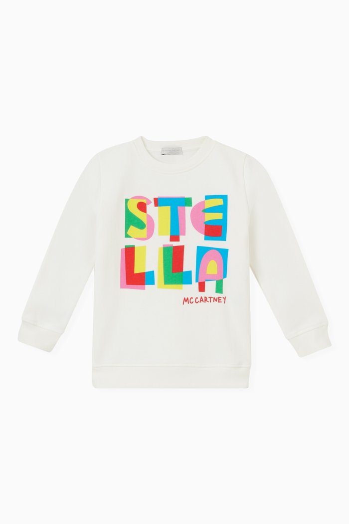 

Logo Sweatshirt in Cotton, White