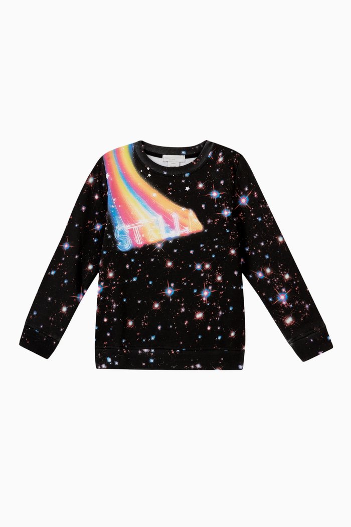 

Cosmic Sweatshirt in Organic Cotton, Black
