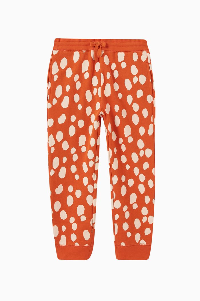 

Deer Dots Sweatpants in Sustainable Cotton, Brown