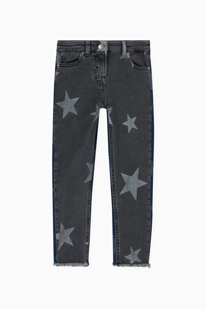 

Star Print Jeans in Cotton, Multicolour