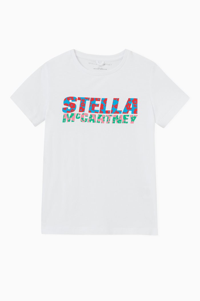 

Logo Print T-shirt in Cotton, White