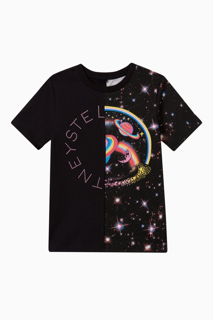 

Logo Cosmo T-shirt in Cotton, Black